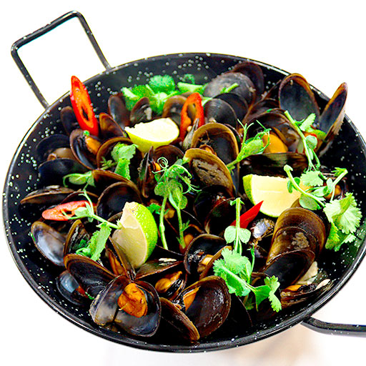 Mussels in White Wine Sauce