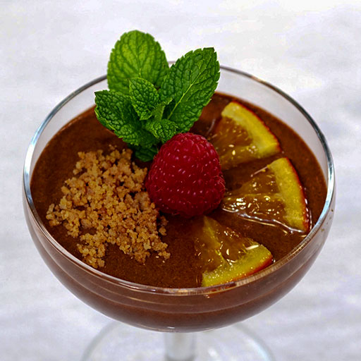 Mousse de Chocolate y Naranja