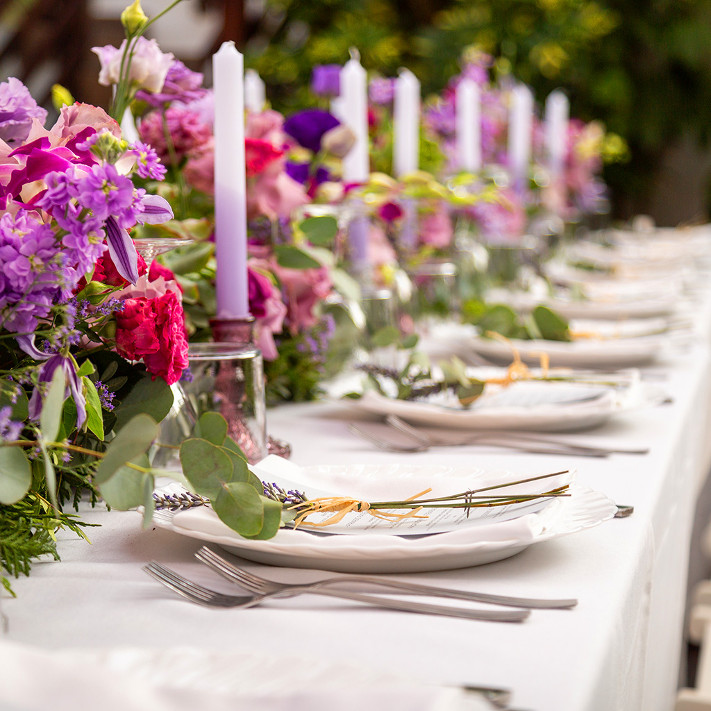 Denistars private chef event place setting